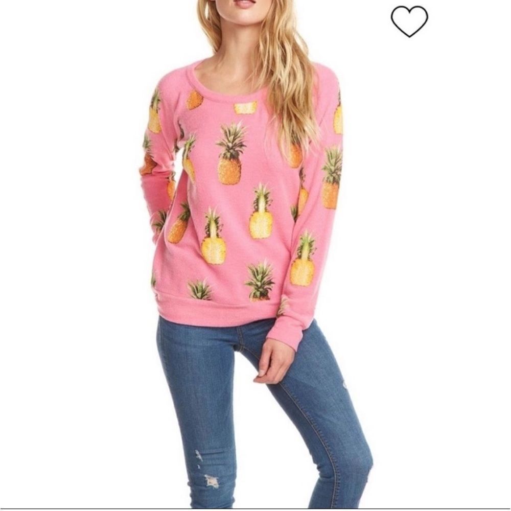 CHASER Pineapple Pink Jumper Sweater - Picture 5 of 9